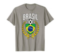 Brazil Soccer Jersey 2018 Distressed T-Shirt - Graphic Print for Adults - T-Shirt, Sweatshirt, Hoodie