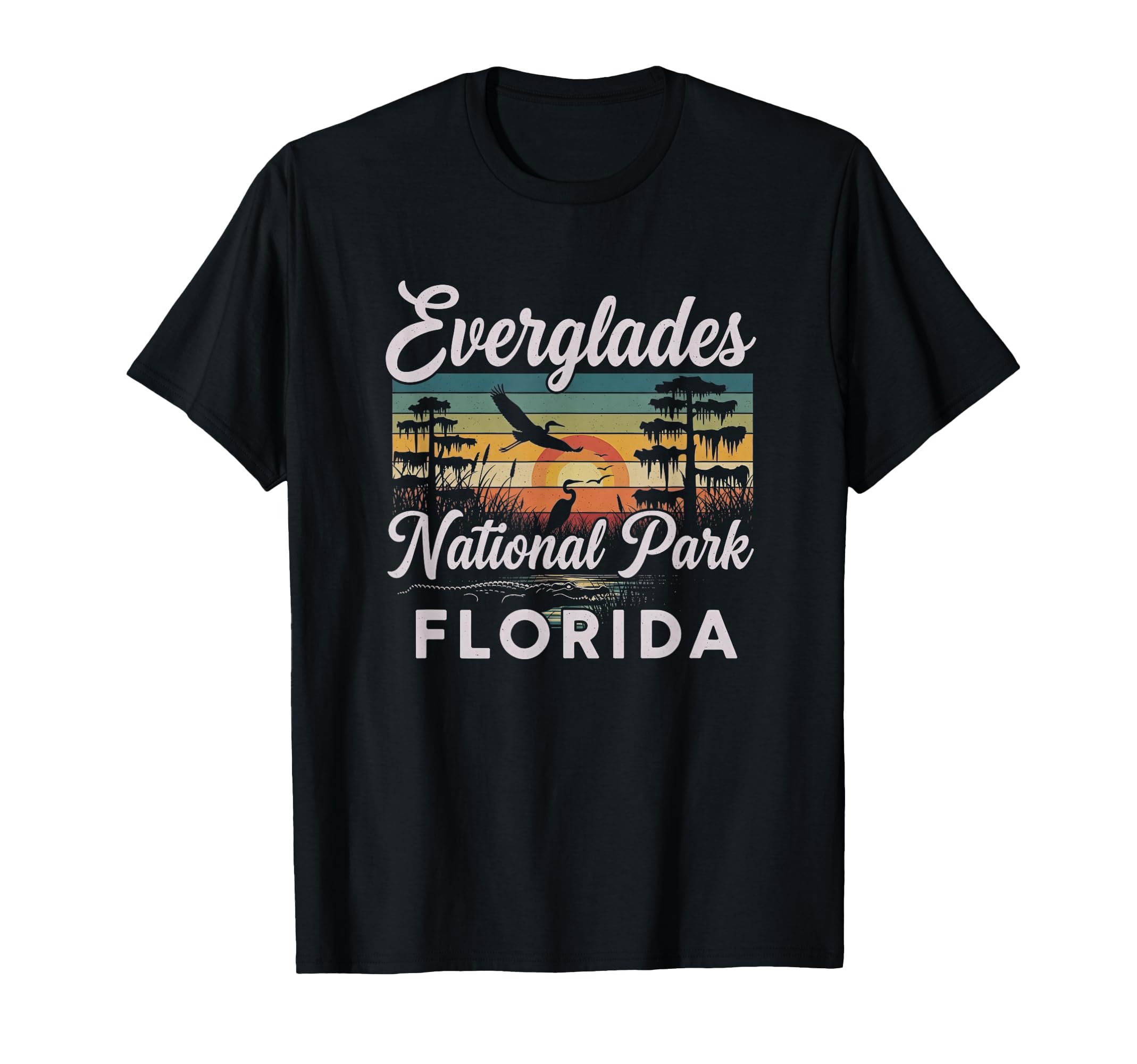 Everglades National Park Florida Art T-Shirt - Graphic Print for Adults - T-Shirt, Sweatshirt, Hoodie