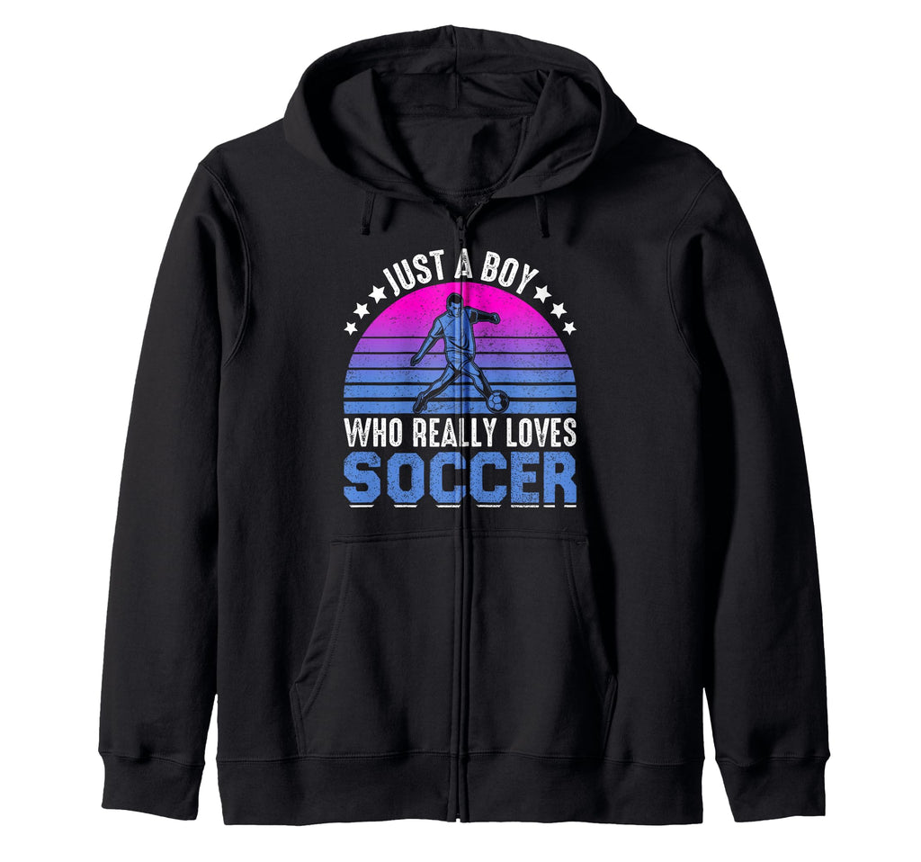 Just Who Really Loves Soccer Play Sweatshirt - Minimalist Print for Adults - T-Shirt, Sweatshirt, Hoodie
