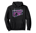 Boombox Old School Cassette Tape Hoodie - Trendy Graphic Unisex - T-Shirt, Sweatshirt, Hoodie