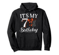 Orange Coquette Basketball Its My 7 Hoodie - Novelty Apparel for Adults - T-Shirt, Sweatshirt, Hoodie