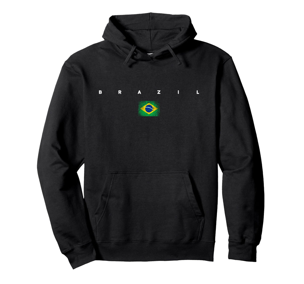 Brazil Flag Pride Soccer Brazilian Hoodie - Custom Art Print Unisex - T-Shirt, Sweatshirt, Hoodie