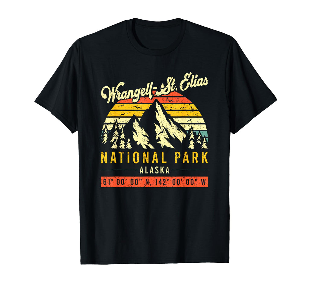 Wrangell St Elias Alaska National Park T-Shirt - Custom Art Print Men Women - T-Shirt, Sweatshirt, Hoodie