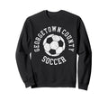 Georgetown County Soccer Distressed Sweatshirt - Aesthetic Graphic Unisex - T-Shirt, Sweatshirt, Hoodie