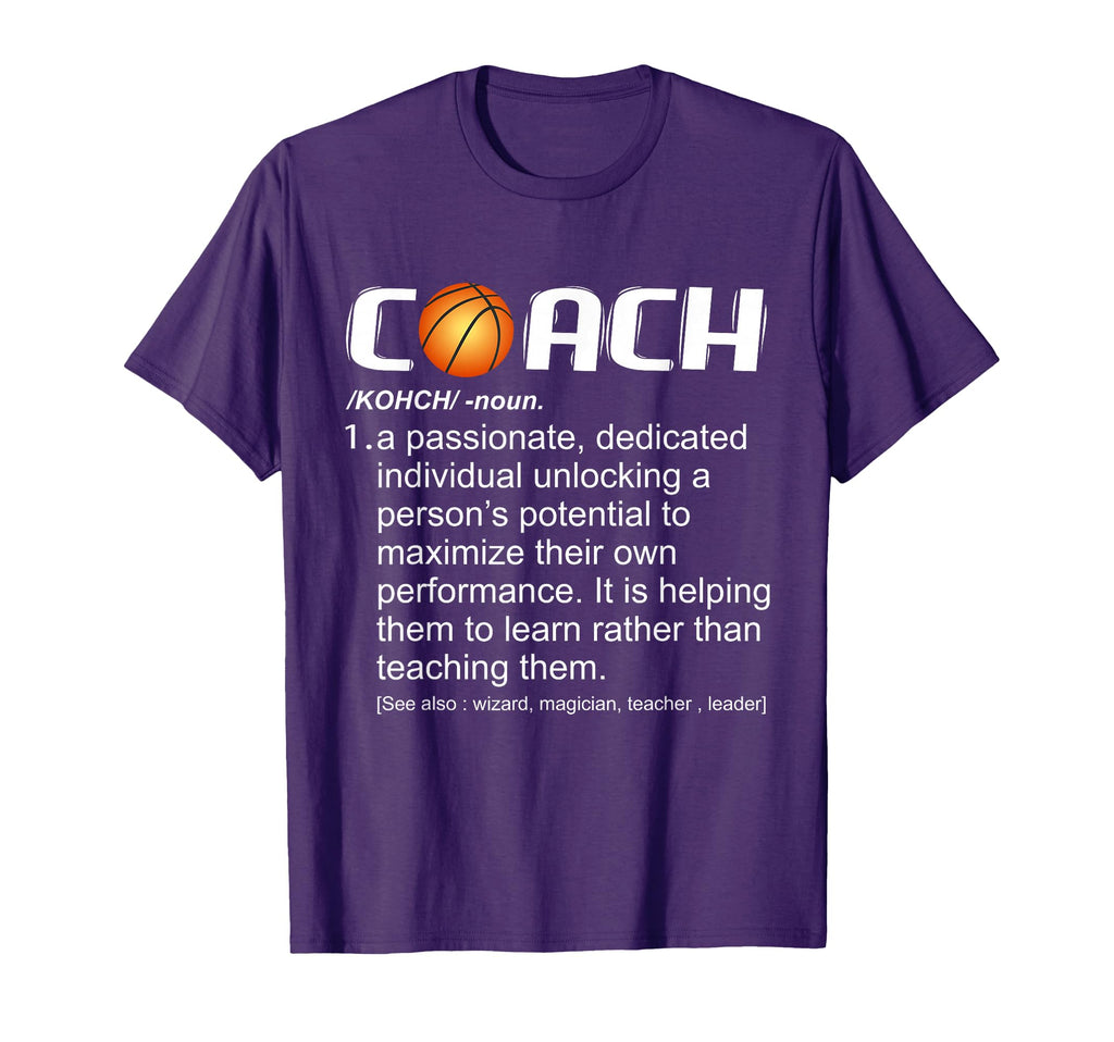 Coach Basketball Coaching Gift T-Shirt - Graphic Print for Adults - T-Shirt, Sweatshirt, Hoodie
