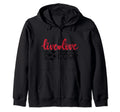 Live Love Soccer Ball Gift Sports Hoodie - Fun Novelty Design for Adults - T-Shirt, Sweatshirt, Hoodie