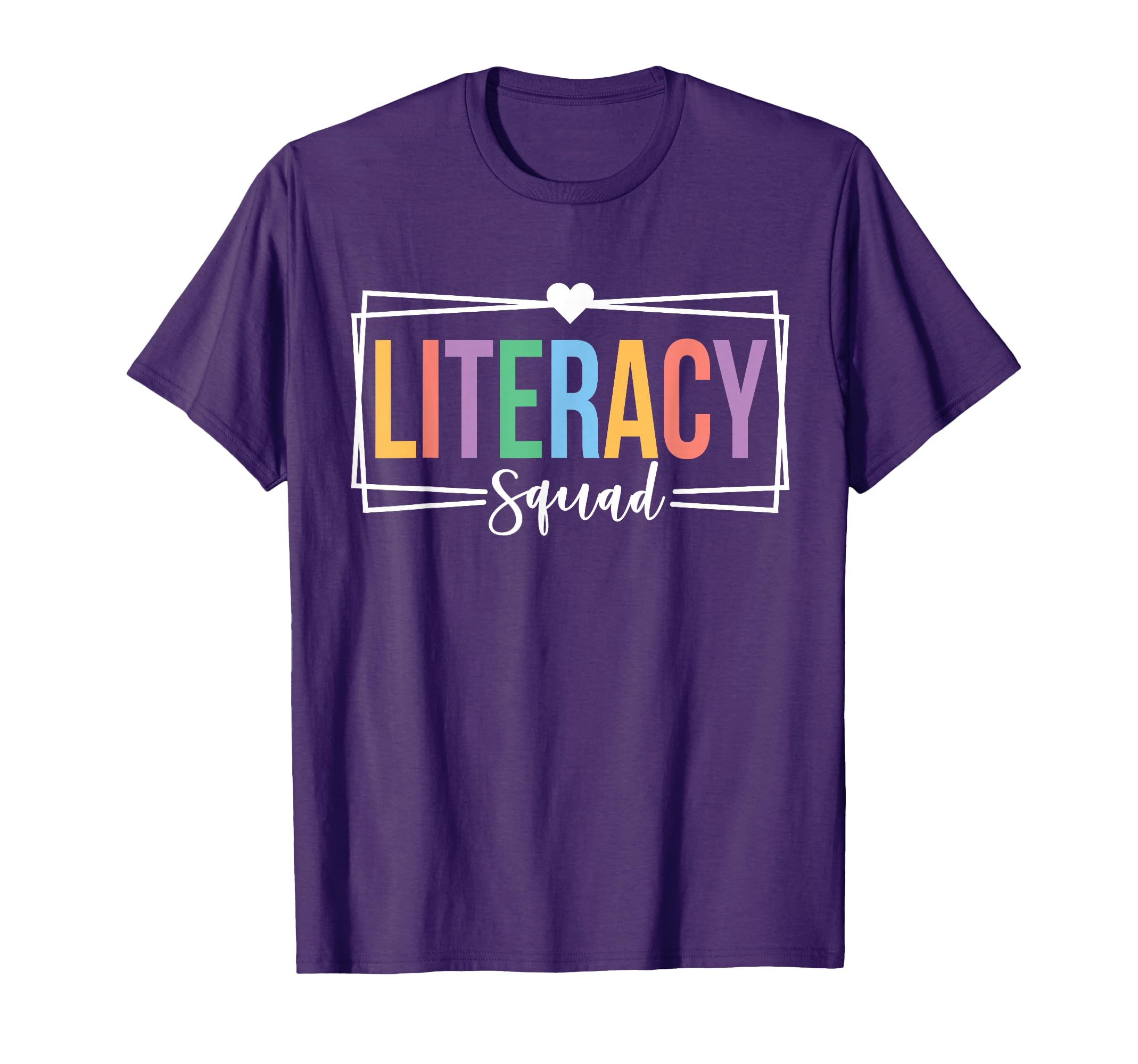 Literacy Squad Literacy Coach Crew T-Shirt - Aesthetic Graphic for Adults - T-Shirt, Sweatshirt, Hoodie