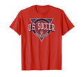 U S Soccer Triblock Red Uswnt Officially T-Shirt - Unique Graphic Unisex - T-Shirt, Sweatshirt, Hoodie