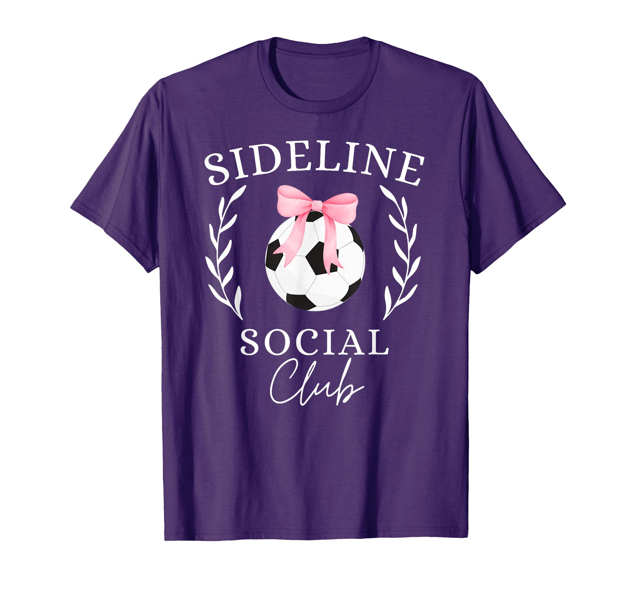 Sideline Social Club Coquette Soccer T-Shirt - Unique Graphic for Adults - T-Shirt, Sweatshirt, Hoodie