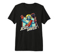 Funny Lacrosse Jesus Saves Goalie T-Shirt - Novelty Apparel Men Women - T-Shirt, Sweatshirt, Hoodie