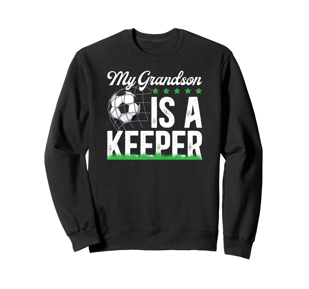 Proud Soccer Keeper Papa Soccer Goalie Sweatshirt - Unique Graphic Unisex - T-Shirt, Sweatshirt, Hoodie