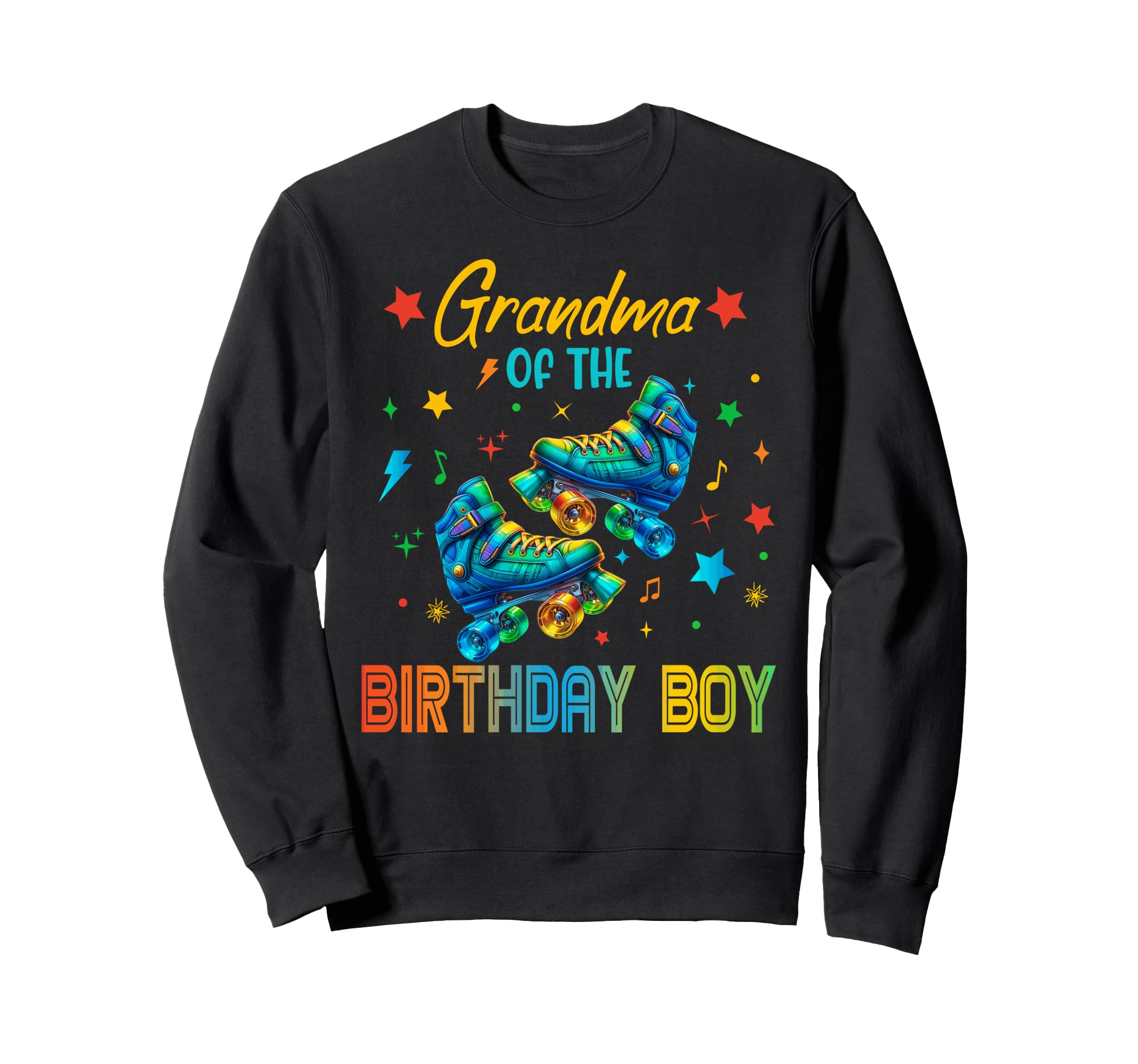 Roller Skates Birthday Skating Sweatshirt - Graphic Print Men Women - T-Shirt, Sweatshirt, Hoodie