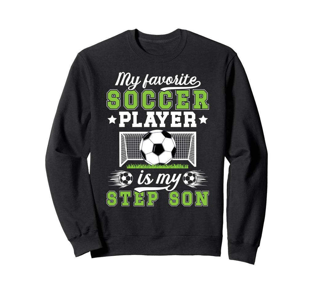 Proud Soccer Step Dad Soccer Sweatshirt - Fun Novelty Design for Adults - T-Shirt, Sweatshirt, Hoodie
