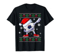 Funny Santa Soccer Dabbing Ugly T-Shirt - Minimalist Print for Adults - T-Shirt, Sweatshirt, Hoodie