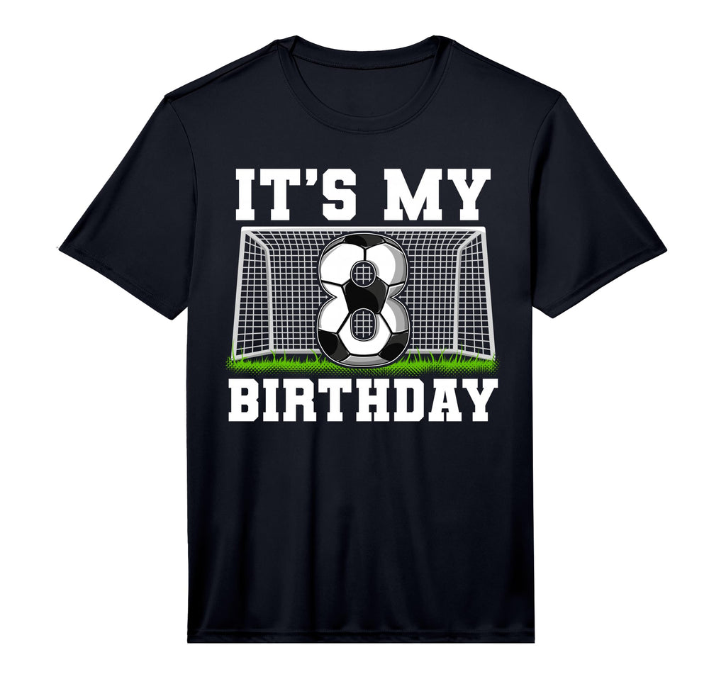 8Th Birthday Soccer Performance T-Shirt - Streetwear Style Unisex - T-Shirt, Sweatshirt, Hoodie