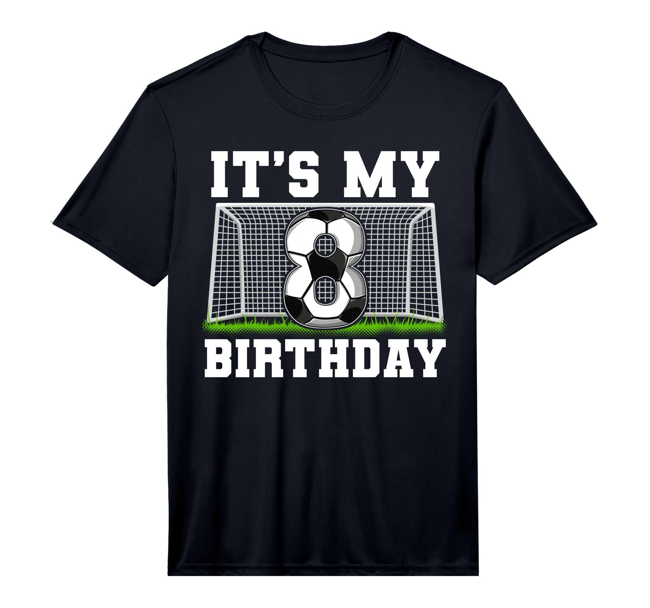 8Th Birthday Soccer Performance T-Shirt - Streetwear Style Unisex - T-Shirt, Sweatshirt, Hoodie