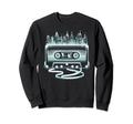 Cassette Tape And City Skyline Sweatshirt - Unique Graphic for Adults - T-Shirt, Sweatshirt, Hoodie