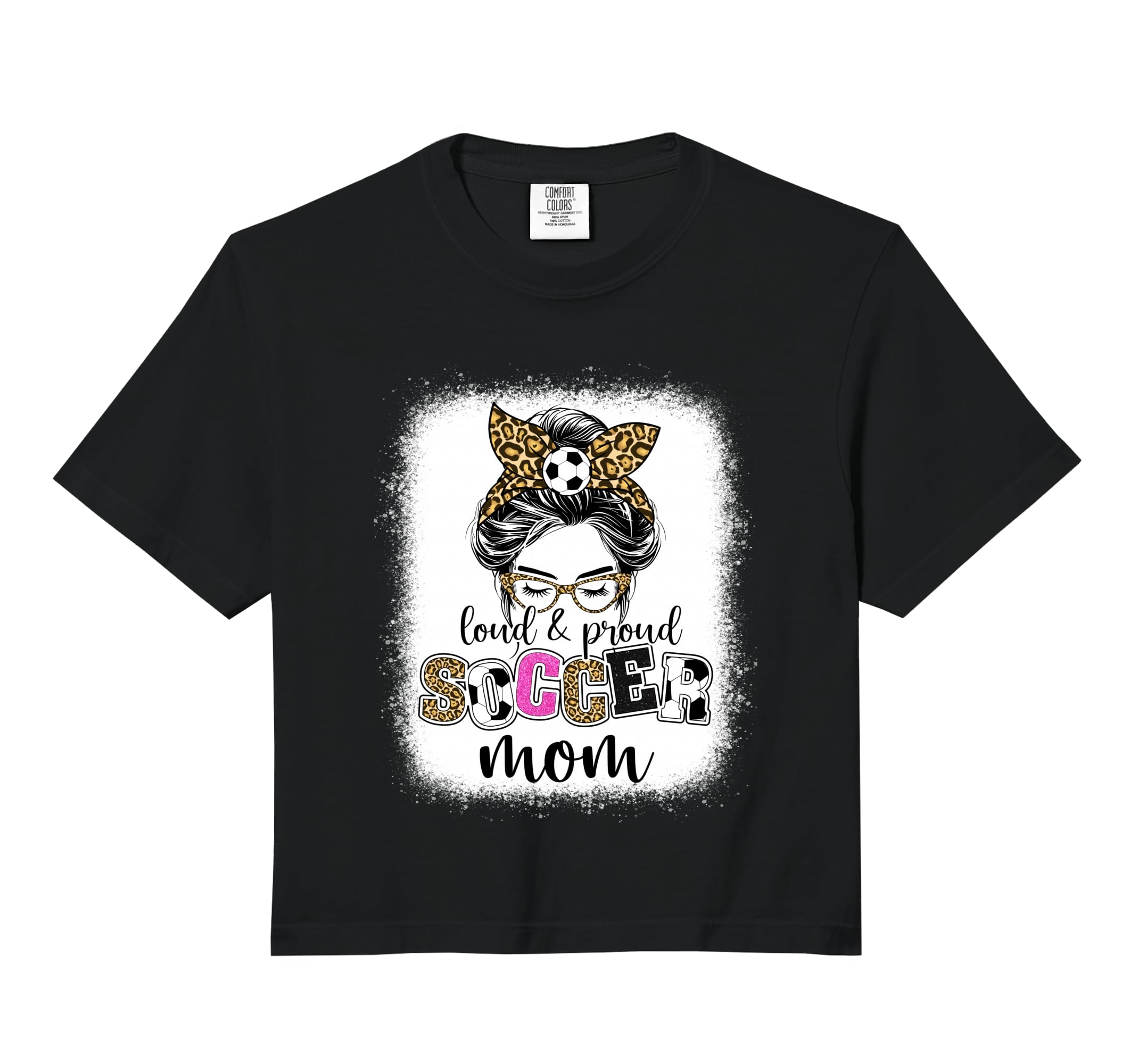 Soccer Mom Proud And Loud Soccer Mom T-Shirt - Custom Art Print Unisex - T-Shirt, Sweatshirt, Hoodie