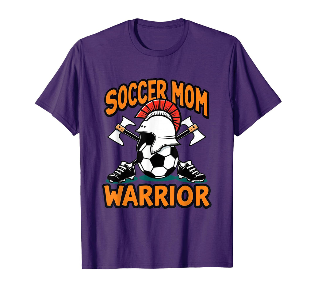 Soccer Mom Warrior Fierce Game Day T-Shirt - Minimalist Print Men Women - T-Shirt, Sweatshirt, Hoodie