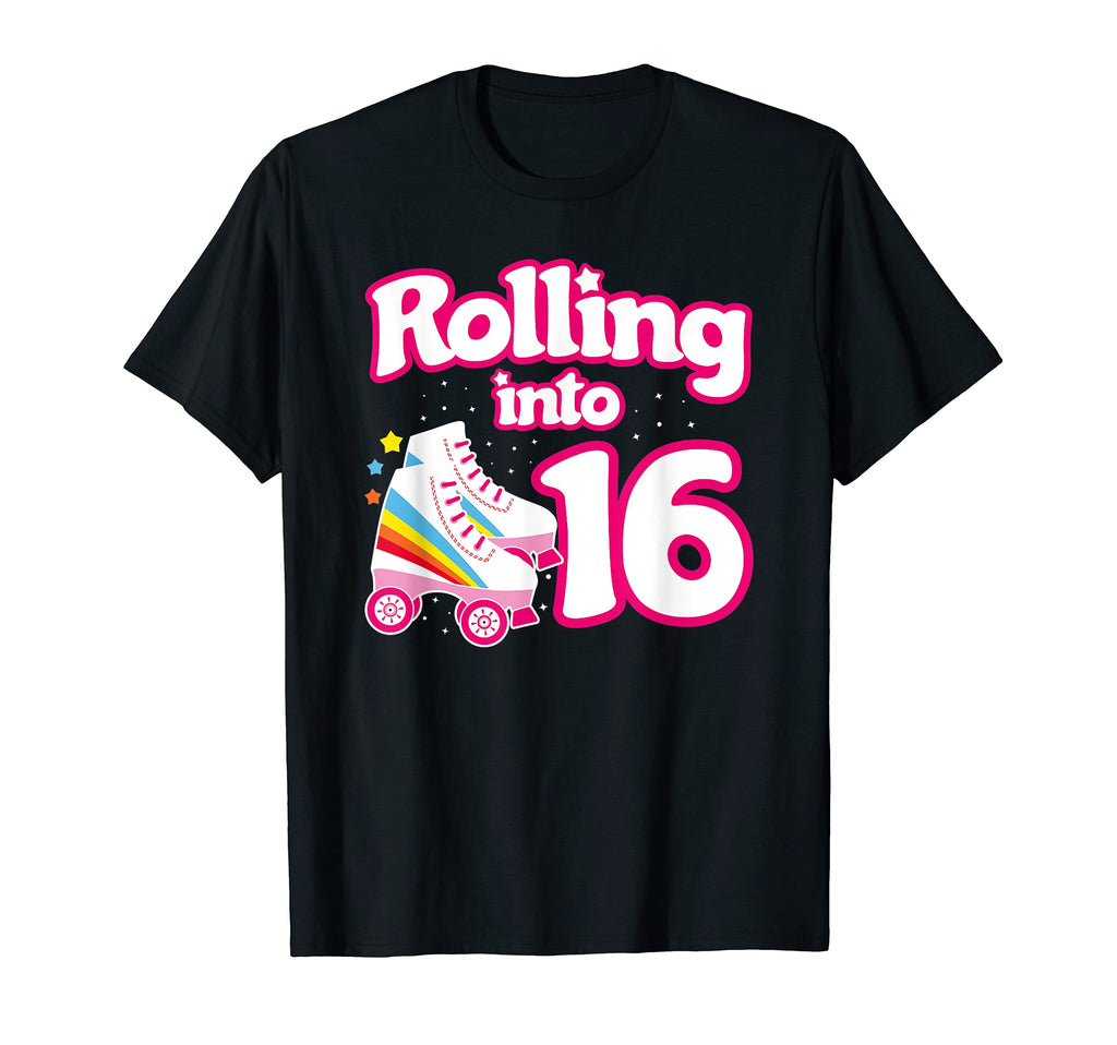 Skate Party 16Th Birthday Roller T-Shirt - Novelty Apparel for Adults - T-Shirt, Sweatshirt, Hoodie