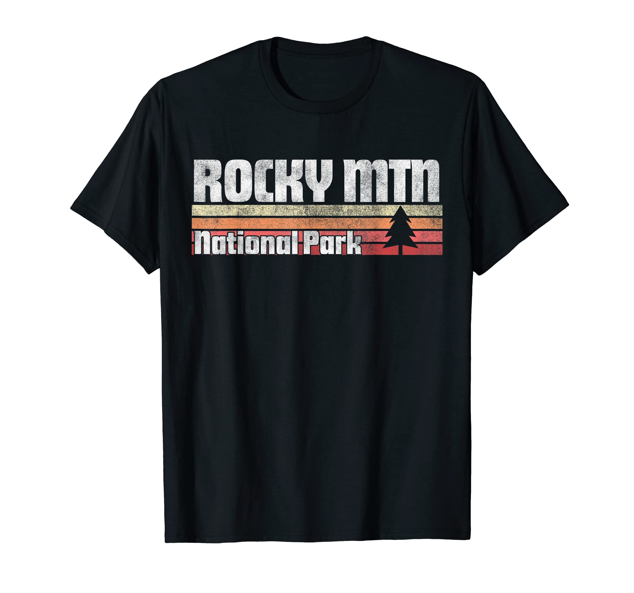 Rocky Mountain National Park 70S 80S T-Shirt - Unique Graphic Unisex - T-Shirt, Sweatshirt, Hoodie