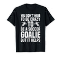 Soccer Goalie Ball Net Soccer T-Shirt - Minimalist Print Unisex - T-Shirt, Sweatshirt, Hoodie