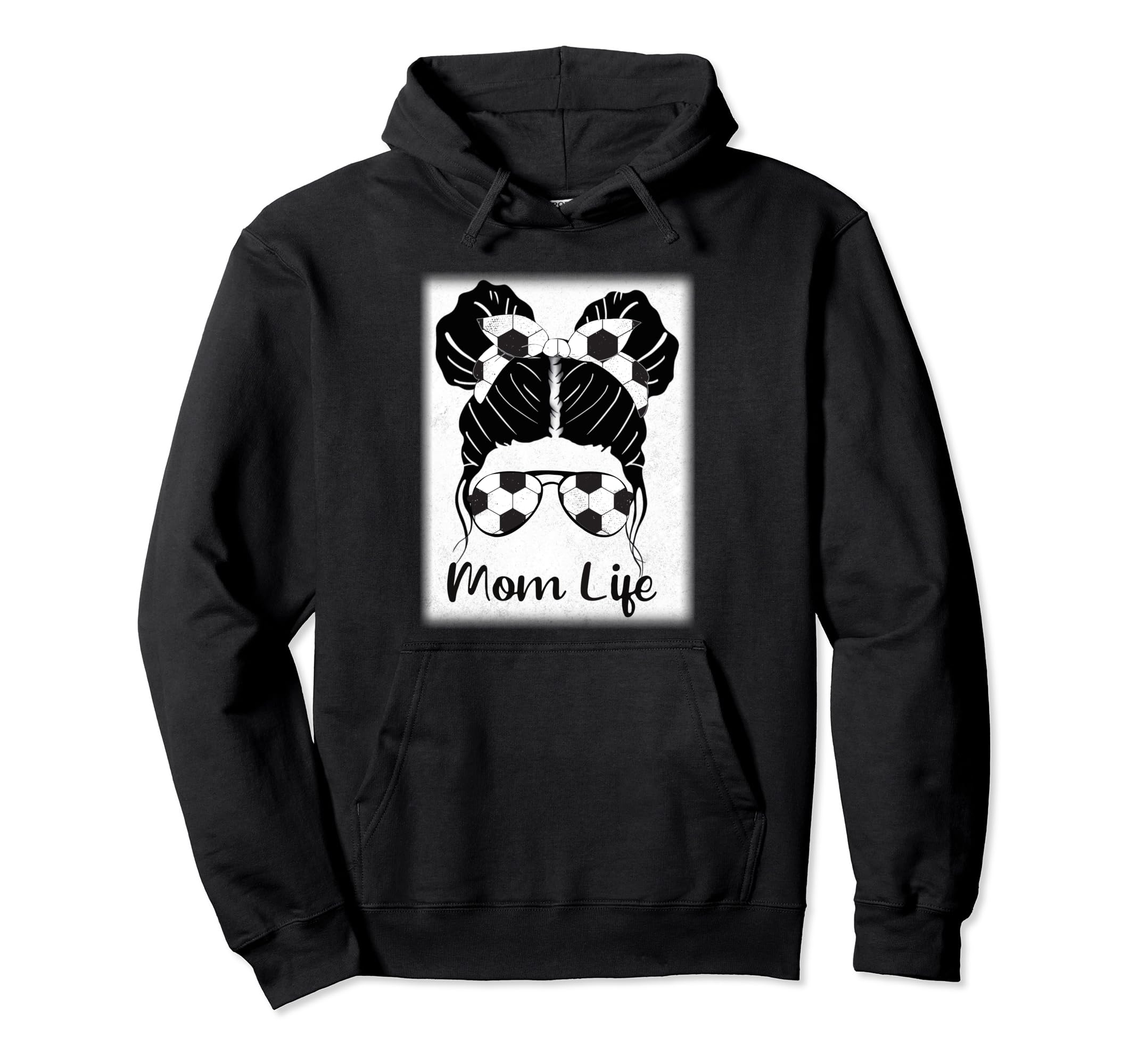 Soccer Mom Funny Soccer Ball Glasses Hoodie - Streetwear Style Men Women - T-Shirt, Sweatshirt, Hoodie
