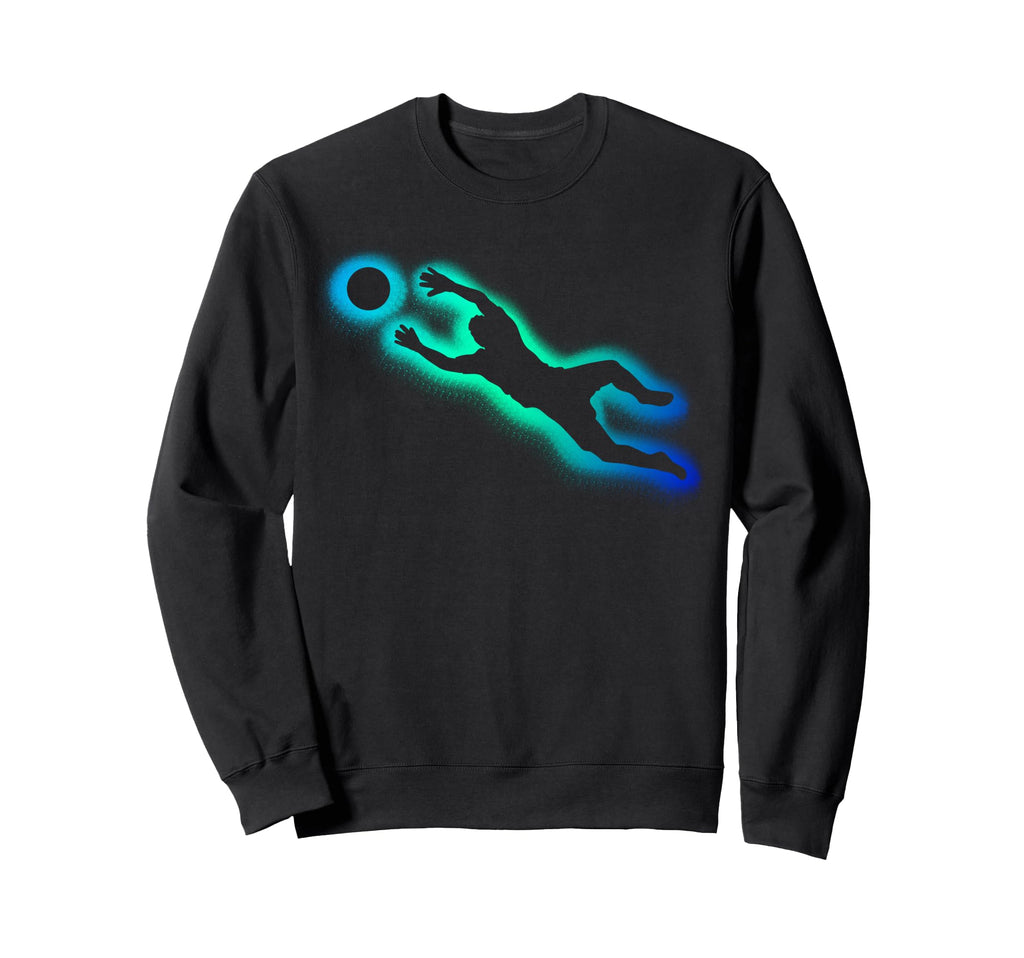 Colorful Soccer Goalie Splash Art Sweatshirt - Trendy Graphic Men Women - T-Shirt, Sweatshirt, Hoodie