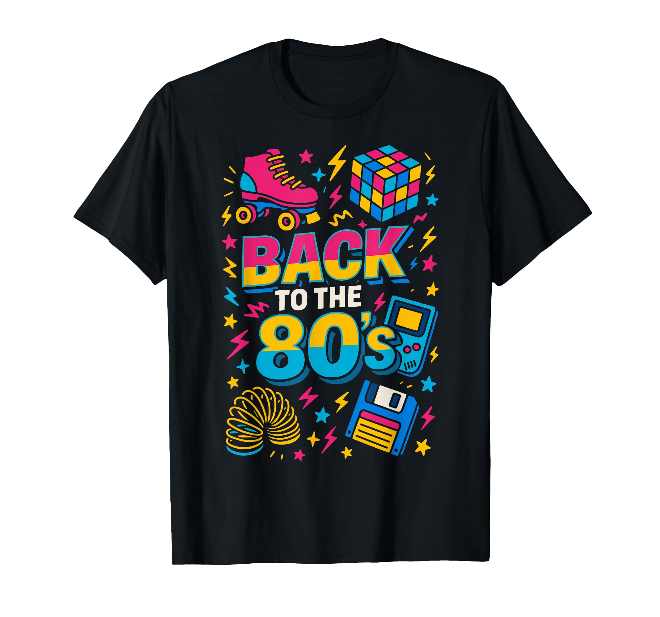 Back To 80S Roller Skate Gift T-Shirt - Custom Art Print Unisex - T-Shirt, Sweatshirt, Hoodie