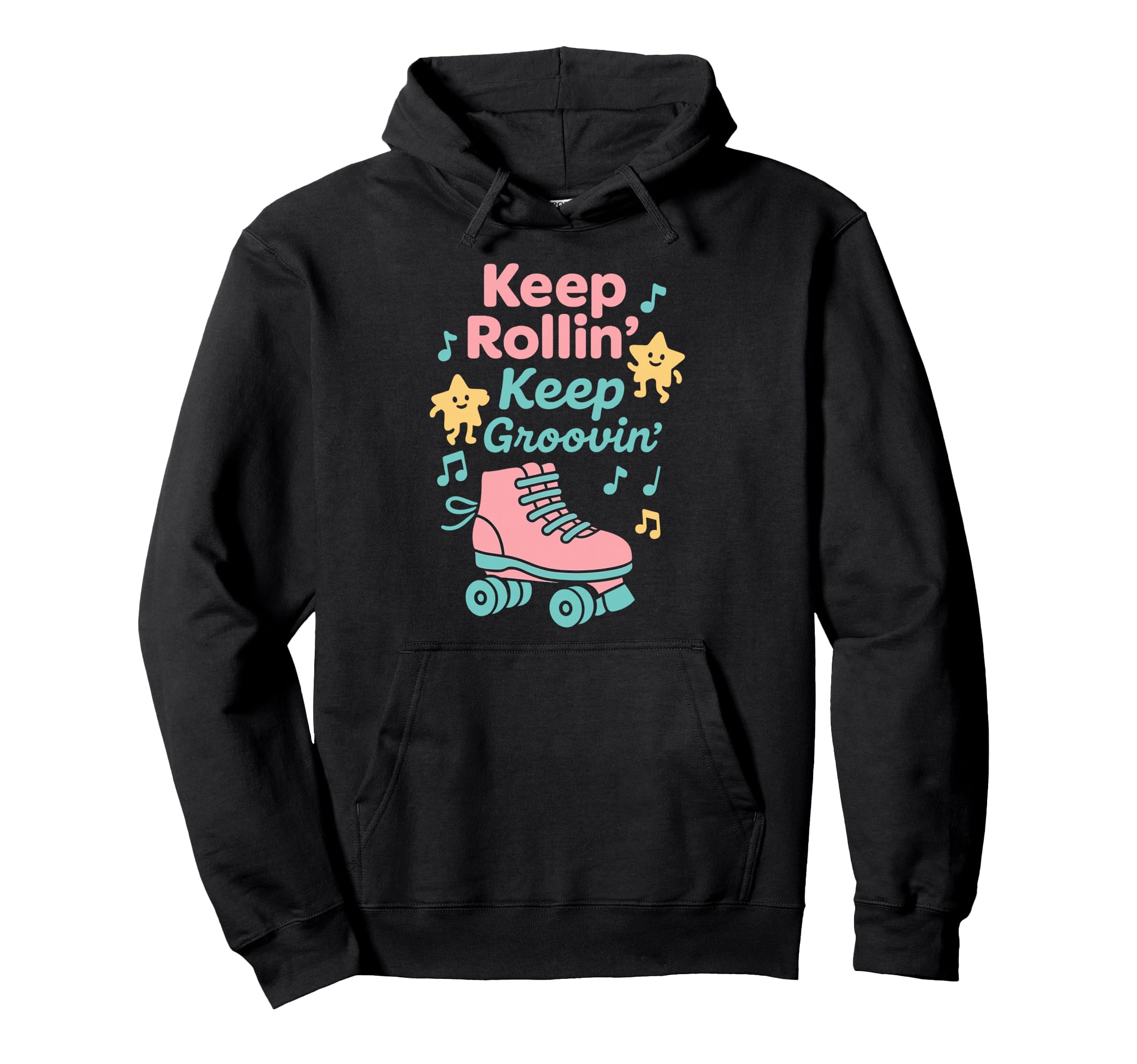 Roller Rink Crew Skate Disco Vibes Rink Hoodie - Custom Art Print Unisex - T-Shirt, Sweatshirt, Hoodie
