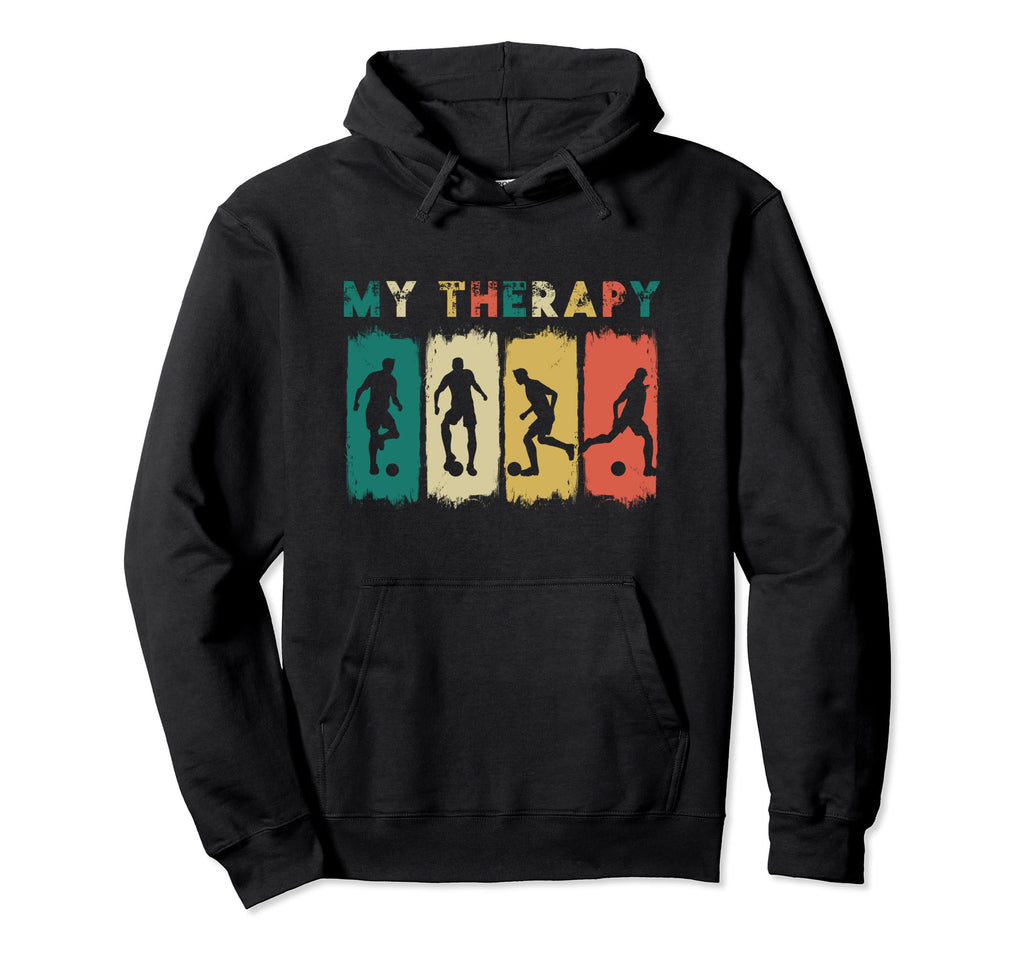 Football Player Soccer Hoodie - Minimalist Print for Adults - T-Shirt, Sweatshirt, Hoodie