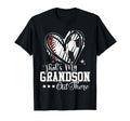 Thats My Grandson Out There Baseball T-Shirt - Minimalist Print Unisex - T-Shirt, Sweatshirt, Hoodie