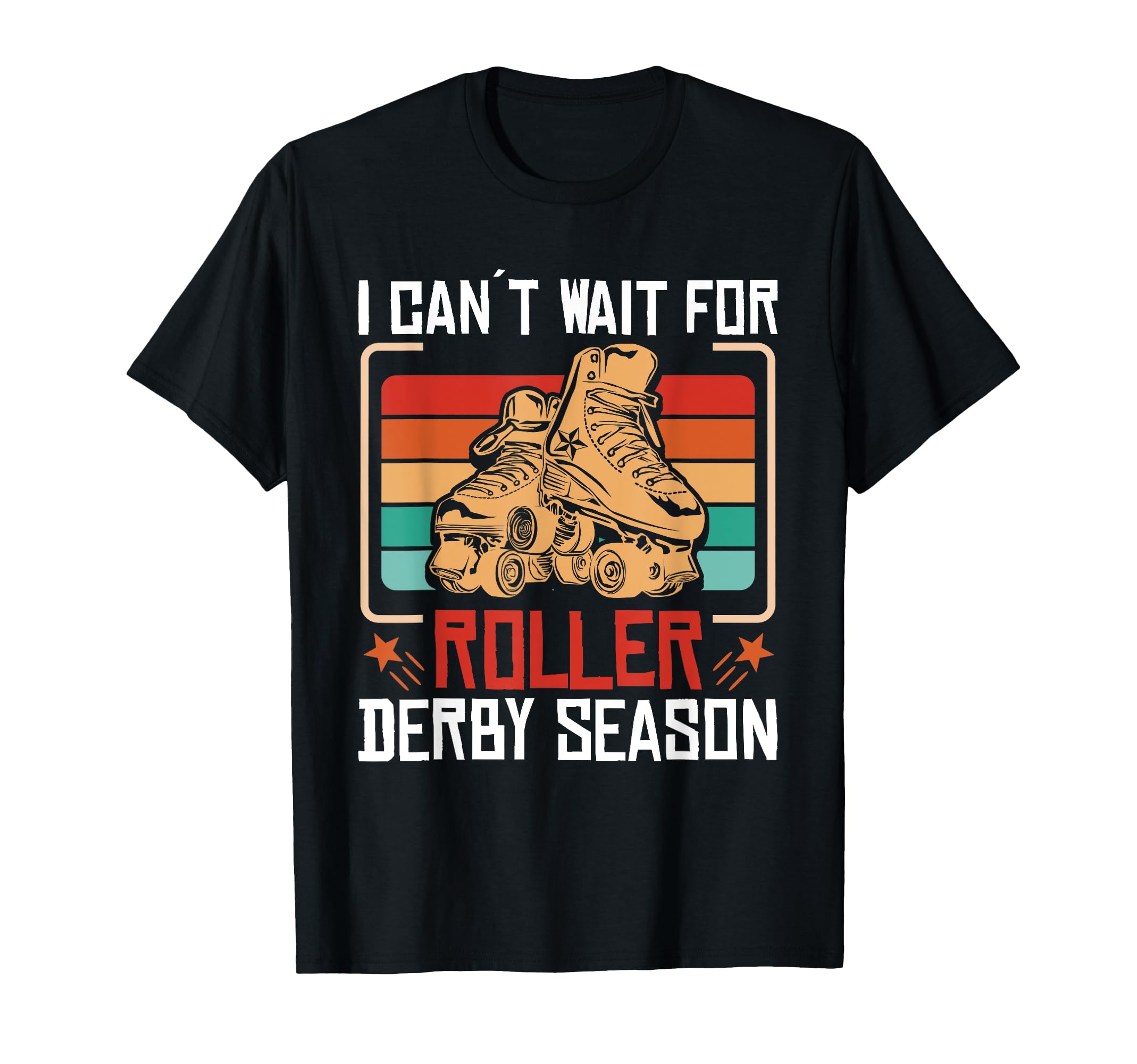 Roller Derby Skate Colorful Roller Skating T-Shirt - Novelty Apparel Unisex - T-Shirt, Sweatshirt, Hoodie