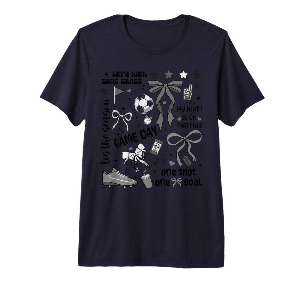 Soccer Streetwear Preppy Soccer T-Shirt - Casual Everyday Wear for Adults - T-Shirt, Sweatshirt, Hoodie