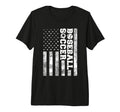 American Distressed Flag Funny Soccer T-Shirt - Streetwear Style Unisex - T-Shirt, Sweatshirt, Hoodie