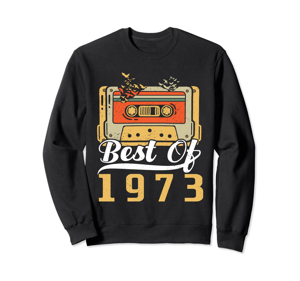 Best 1973 Cassette Tape 50 Years Sweatshirt - Custom Art Print Men Women - T-Shirt, Sweatshirt, Hoodie