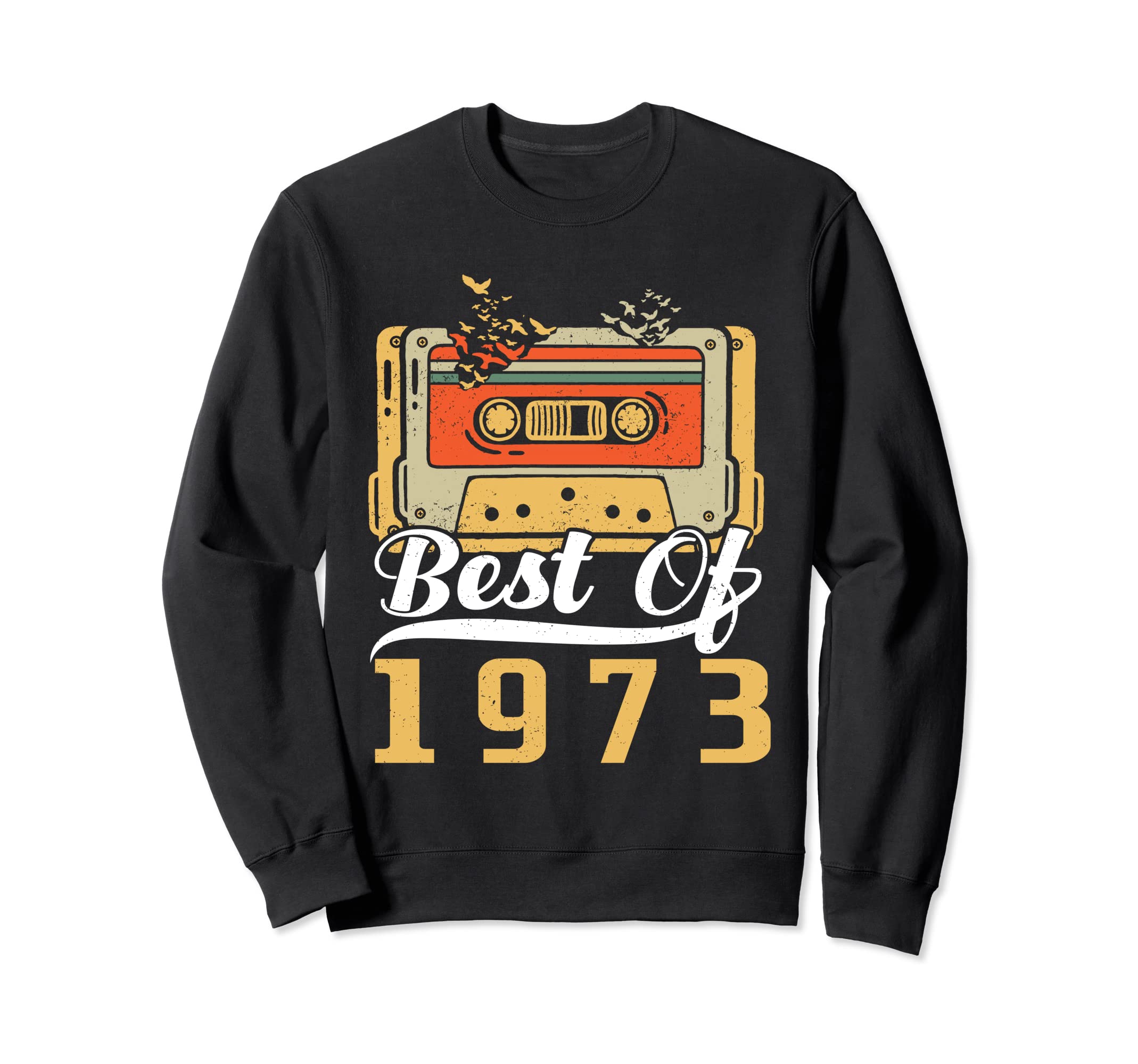 Best 1973 Cassette Tape 50 Years Sweatshirt - Custom Art Print Men Women - T-Shirt, Sweatshirt, Hoodie