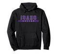 Idaho Soccer Purple Text Hoodie - Graphic Print Men Women - T-Shirt, Sweatshirt, Hoodie