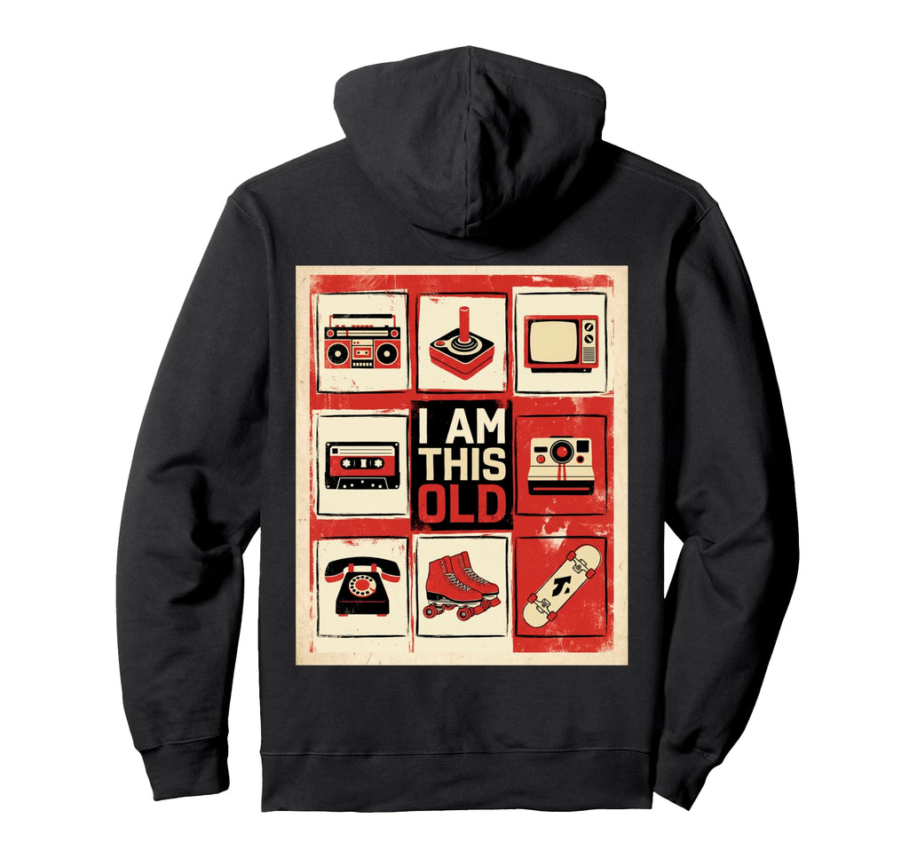 Nostalgia 80S Gifts Japanese Art 1980S Hoodie - Trendy Graphic for Adults - T-Shirt, Sweatshirt, Hoodie