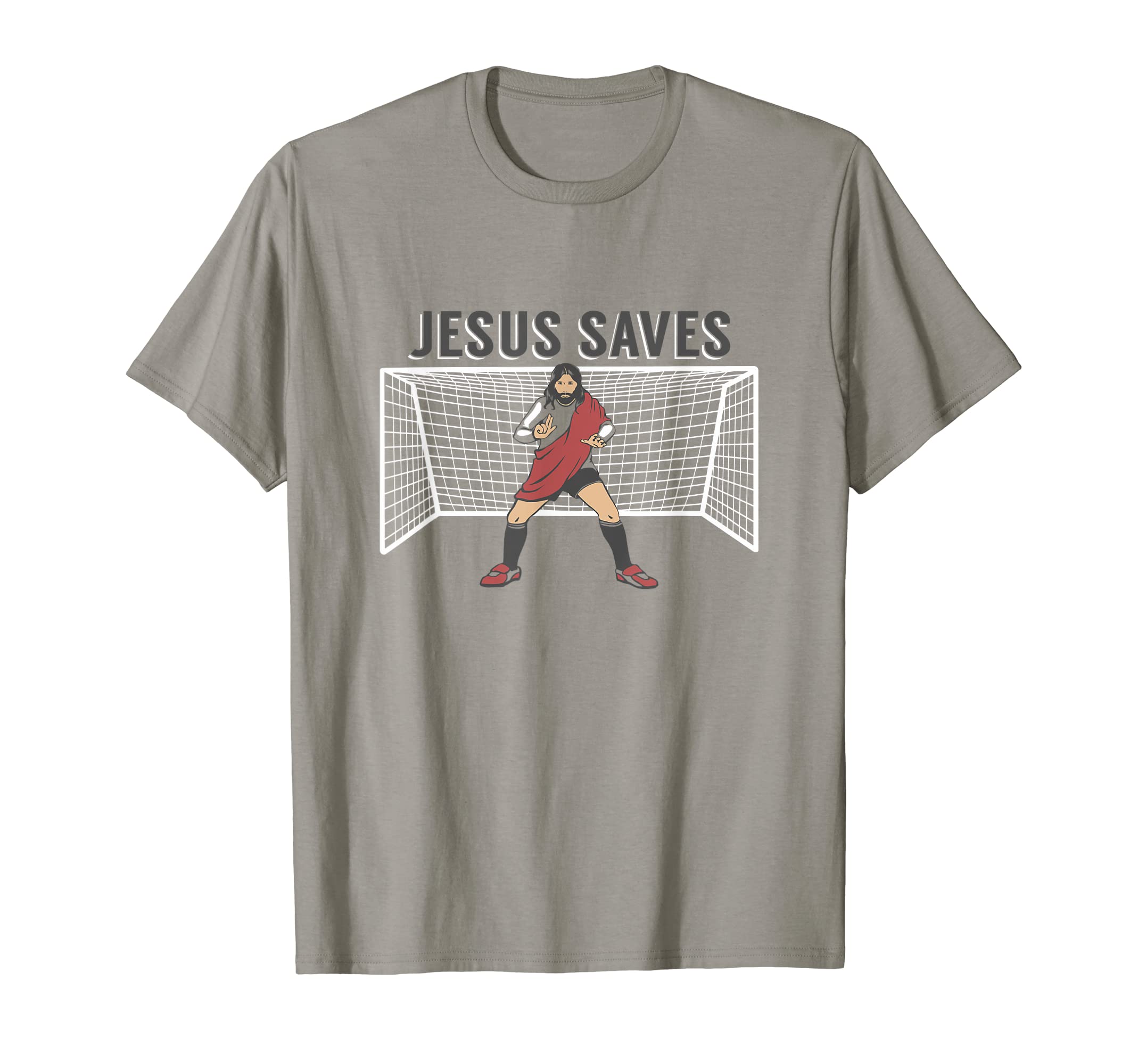 Jesus Saves Funny Christian Christ Soccer T-Shirt - Unique Graphic Unisex - T-Shirt, Sweatshirt, Hoodie