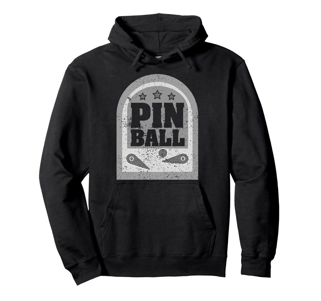 Pinball Funny Pinballer Machine Hoodie - Fun Novelty Design for Adults - T-Shirt, Sweatshirt, Hoodie