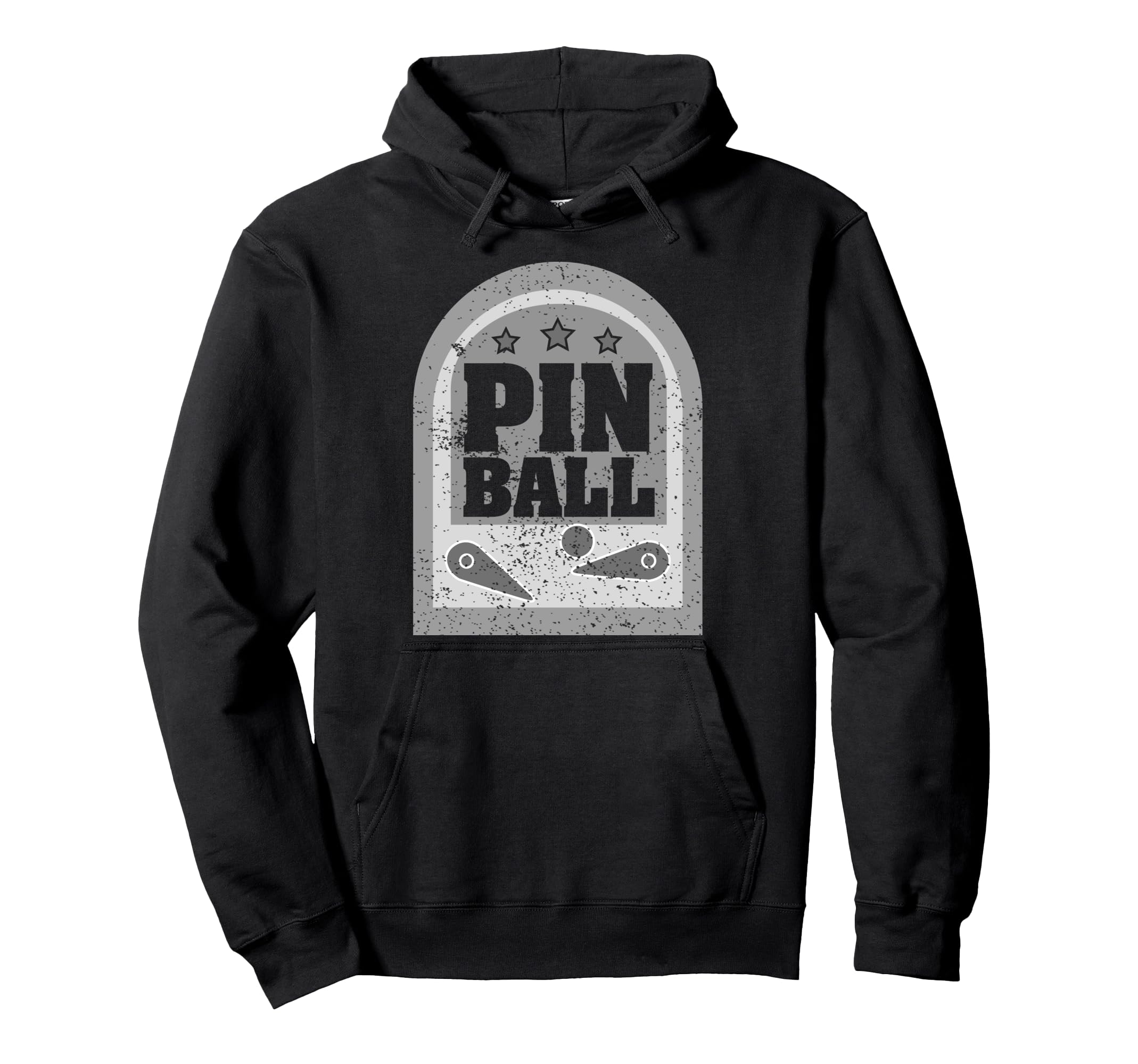 Pinball Funny Pinballer Machine Hoodie - Fun Novelty Design for Adults - T-Shirt, Sweatshirt, Hoodie