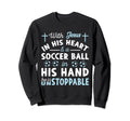 Jesus Heart He Is Unstoppable Sweatshirt - Aesthetic Graphic for Adults - T-Shirt, Sweatshirt, Hoodie
