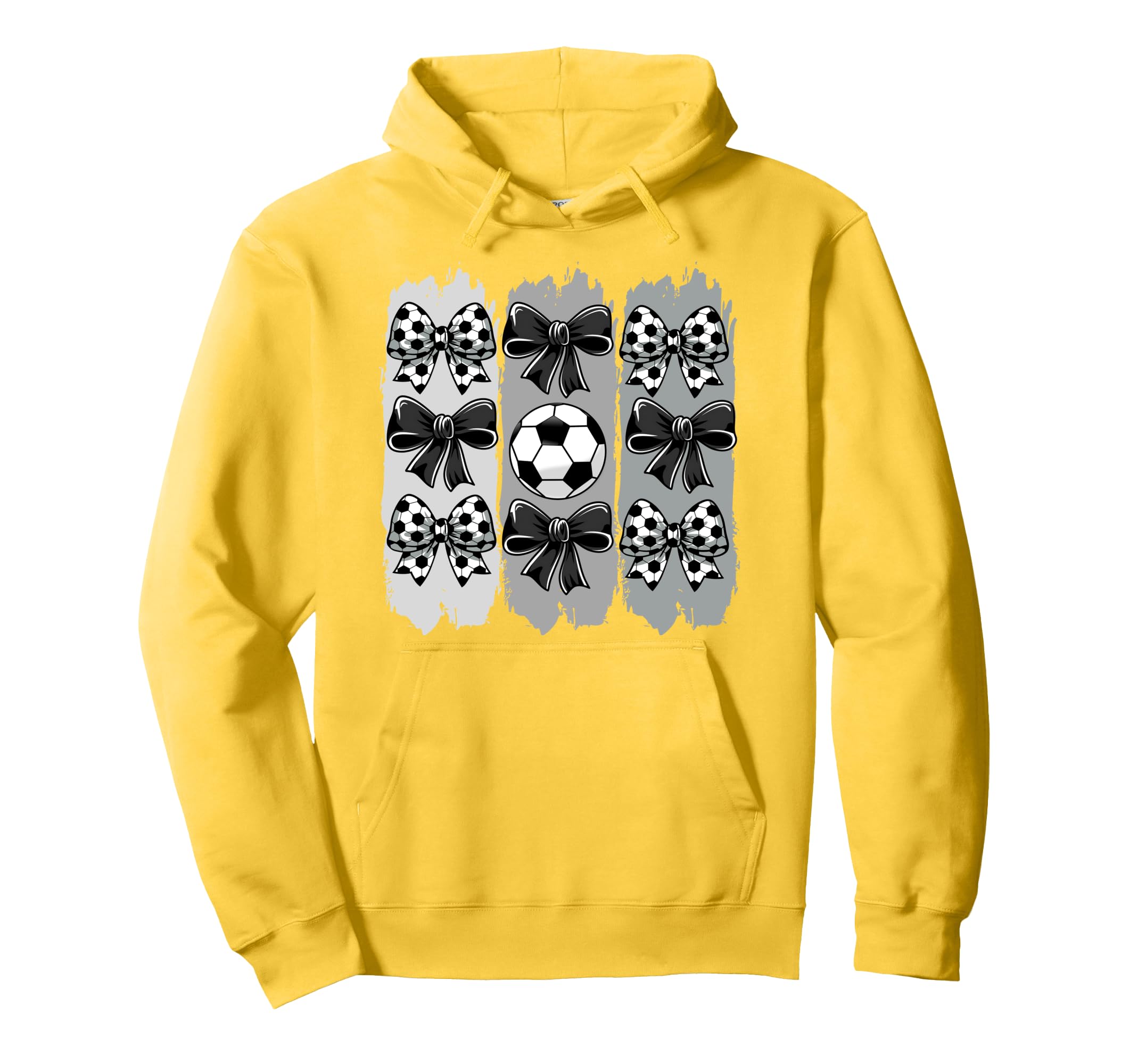 Soccer Coquette Bow Soccer Ball Soccer Hoodie - Graphic Print for Adults - T-Shirt, Sweatshirt, Hoodie