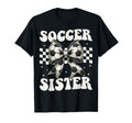 Soccer Sister Funny Coquette Bow T-Shirt - Trendy Graphic for Adults - T-Shirt, Sweatshirt, Hoodie