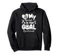Proud Ice Hockey Goalie Aunt Hockey Hoodie - Custom Art Print Men Women - T-Shirt, Sweatshirt, Hoodie