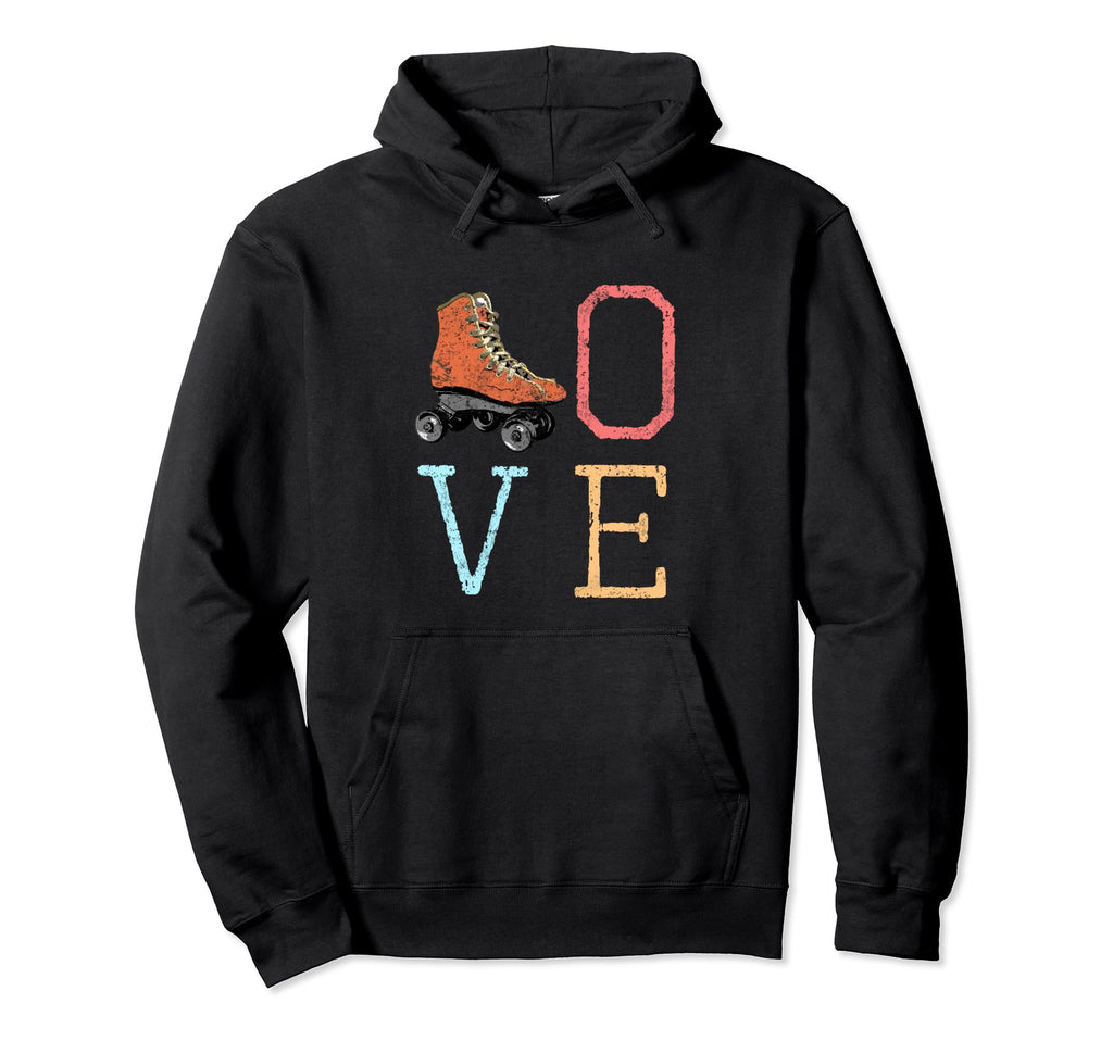 70S Skate Love Roller Skating Gift Hoodie - Casual Everyday Wear Men Women - T-Shirt, Sweatshirt, Hoodie
