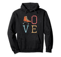 70S Skate Love Roller Skating Gift Hoodie - Casual Everyday Wear Men Women - T-Shirt, Sweatshirt, Hoodie