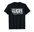 Glacier National Park Montana T-Shirt - Fun Novelty Design for Adults - T-Shirt, Sweatshirt, Hoodie