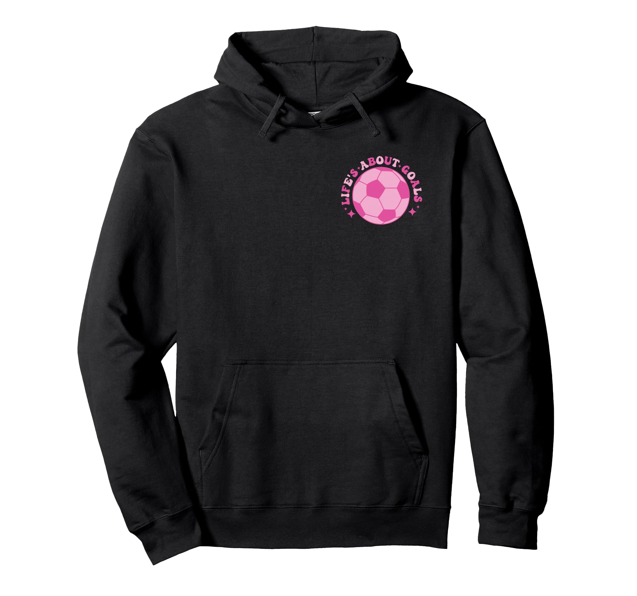 Funny Groovy Lifes About Goals Soccer Hoodie - Trendy Graphic Unisex - T-Shirt, Sweatshirt, Hoodie